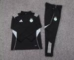 2025 Algeria National Team Half-Pull Training Suit Black Shirt Set - Image 7