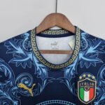 2022 Italy Commemorative Edition Blue Soccer Shirt - Image 3