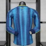 Player version 2026-27 Colombia Away Blue Long sleeves Soccer Jersey AAA - Image 2