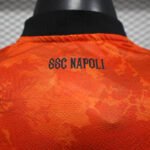 2025/2026 Player Version Napoli Halloween Special Edition Orange Soccer Jersey 1:1 Thai Quality - Image 4