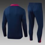2025/2026 Barcelona Half-Pull Training Suit Royal Blue Jersey Set - Image 2