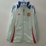 2024/2025 Manchester United Windbreaker Light Green Football Shirt 1:1 Thai Quality