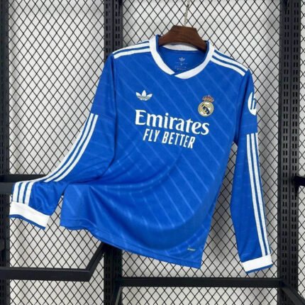 2025/2026 Long Sleeve Real Madrid Third Away Football Shirt1:1 Thai Quality
