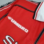 1998/1999 Retro Manchester United Home Football Shirt 1:1 Thai Quality - Image 4
