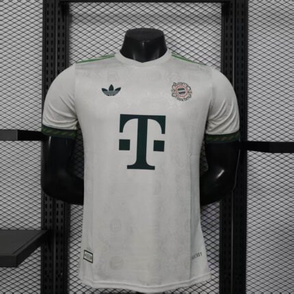 2025/2026 Player Version Bayern Munich Oktoberfest Special Edition Light Grey Football Jersey 1:1 Thai Quality