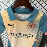 2024/2025 Manchester City Fourth Away Football Shirt 1:1 Thai Quality Kids Size - Image 3