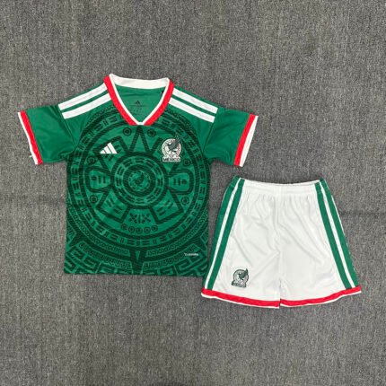 2026 Mexico National Home Football Shirt 1:1 Thai Quality Kids Size