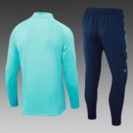 2024/2025 Real Madrid Half-Pull Training Suit Light green Football Shirt 1:1 Thai Quality Set - Image 2