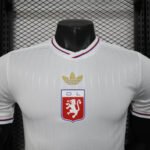 2024/2025 Player Version Lyon 75th Anniversary Edition Off White Football Shirt 1:1 Thai Quality - Image 3