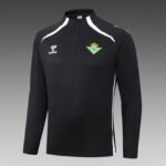 2025/2026 Real Betis Half-Pull Training Suit Black Football Shirt 1:1 Thai Quality Set - Image 3