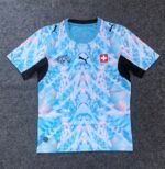 2026-2027 Switzerland Goalkeeper Blue Soccer Jersey AAA