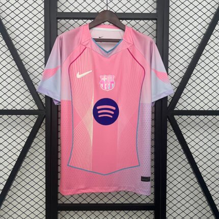2025/2026 Barcelona Concept Pink Football Shirt 1:1 Thai Quality