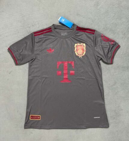 2025/2026 Bayern Munich 125th Anniversary Edition gray Football Shirt 1:1 Thai Quality