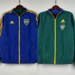 2023-2024 Boca Juniors Reversible Windbreaker（Blue-Green）Soccer Jersey 1:1 Thai Quality