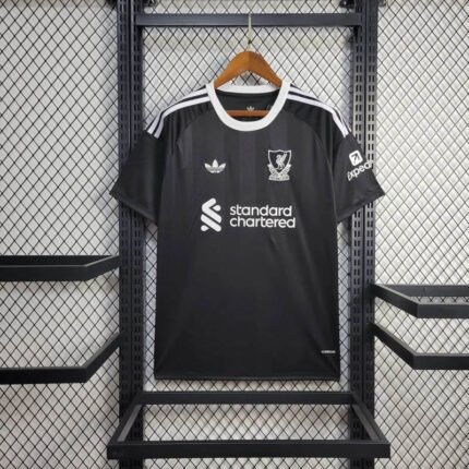 2025/2026 Liverpool Goalkeeper Black Soccer Jersey 1:1 Thai Quality