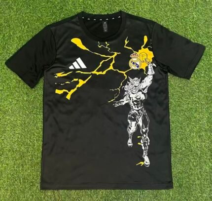2025/2026 Real Madrid Marvel Co-Branded Edition Black Football Shirt 1:1 Thai Quality