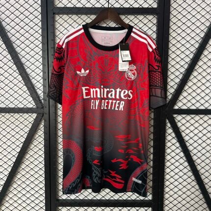 2024/2025 Real Madrid Special Edition Red and black Football Shirt1:1 Thai Quality