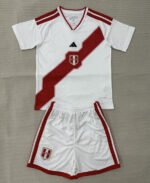 2026-27 Peru  Home White Soccer Uniform 