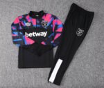2022/2023 West Ham United Half-Pull Training Suit Black Football Shirt 1:1 Thai Quality Set - Image 7