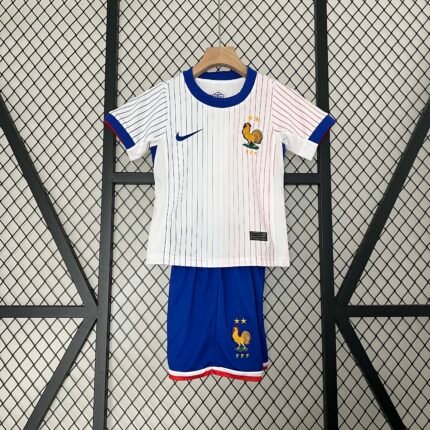 2024 France Away Football Shirt 1:1 Thai Quality Kids Size