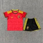 2026-2027 Belgium Home Red Kids/Youth Soccer Uniform