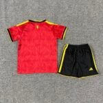 2026-2027 Belgium Home Red Kids/Youth Soccer Uniform - Image 2