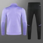 2022/2023 Real Madrid Long Zipped Jacket Purple Football Shirt Set - Image 2