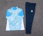 2025/2026 Manchester City Half-Pull Training Suit Blue Football Shirt 1:1 Thai Quality Set - Image 7