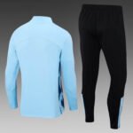2023/2024 West Ham United Half-Pull Training Suit Light Blue Football Shirt 1:1 Thai Quality Set - Image 2