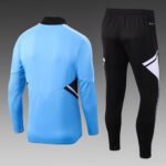 2022/2023 Feyenoord Rotterdam Half-Pull Training Suit Blue Football Shirt 1:1 Thai Quality Set - Image 2
