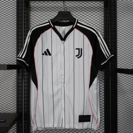 2025/2026 Juventus Baseball Uniform White Soccer Jersey 1:1 Thai Quality