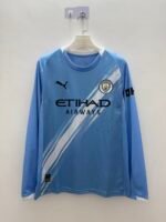 2025/2026 Long Sleeve Manchester City Home Football Shirt 1:1 Thai Quality