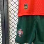 2025 Portugal Home Football Shirt 1:1 Thai Quality Kids Size - Image 7