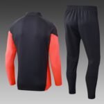 2025/2026 Bayern Munich Half-Pull Training Suit Black Football Shirt 1:1 Thai Quality Set - Image 2