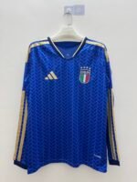 2026 Long Sleeve Italy National Team Home Football Shirt 1:1 Thai Quality