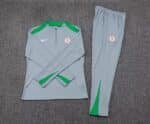 2025 Nigeria Half-Pull Training Suit Grey Football Shirt 1:1 Thai Quality Set - Image 7