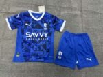 2024/2025 Al-Hilal Saudi Home Football Shirt 1:1 Thai Quality Kids Size