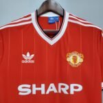1983/1984 Retro Manchester United Home Football Shirt 1:1 Thai Quality - Image 3
