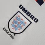 1998 Retro England Home Soccer Jersey - Image 4