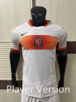 Player version 2026-27 Netherlands Away White Soccer Jersey AAA