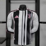 2025/2026 Player Version Long Sleeve Juventus Home Football Shirt 1:1 Thai Quality