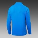 2025/2026 Real Madrid Half-Pull Training Suit Bright Blue Football Shirt Set - Image 4