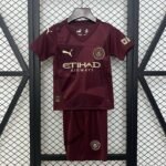 2024/2025 Manchester City Third Away Football Shirt 1:1 Thai Quality Kids Size