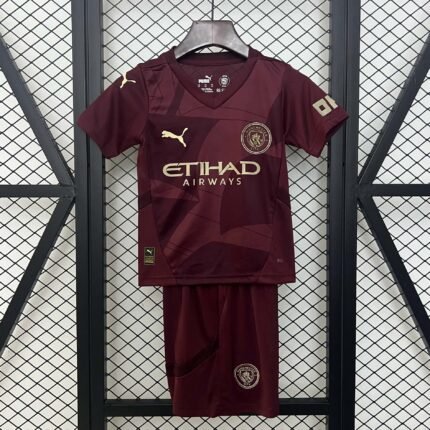 2024/2025 Manchester City Third Away Football Shirt 1:1 Thai Quality Kids Size