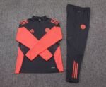 2025/2026 Bayern Munich Half-Pull Training Suit Black Football Shirt 1:1 Thai Quality Set - Image 7