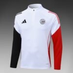 2025/2026 Ajax Half-Pull Training Suit White Football Shirt 1:1 Thai Quality Set - Image 3