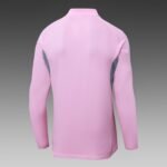 2025/2026 Inter Miami Half-Pull Training Suit Pink Soccer Jersey 1:1 Thai Quality Set - Image 4