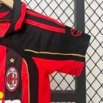 2006/2007 Retro AC Milan Home Soccer Jersey 1:1 Thai Quality Kids Size - Image 3