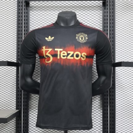 2025/2026 Player Version Manchester United Special Edition Black Red Football Shirt 1:1 Thai Quality