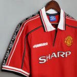 1998/1999 Retro Manchester United Home Football Shirt 1:1 Thai Quality - Image 6